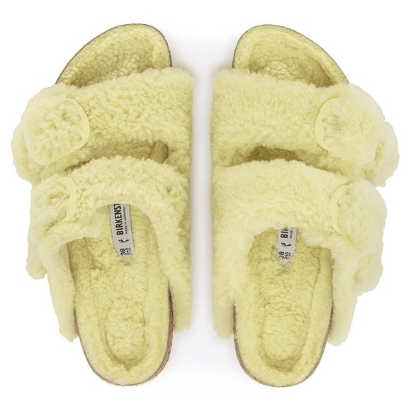 NWT BIRKENSTOCK BIG BUCKLE Teddy Fur Arizona! - Picture 4 of 14